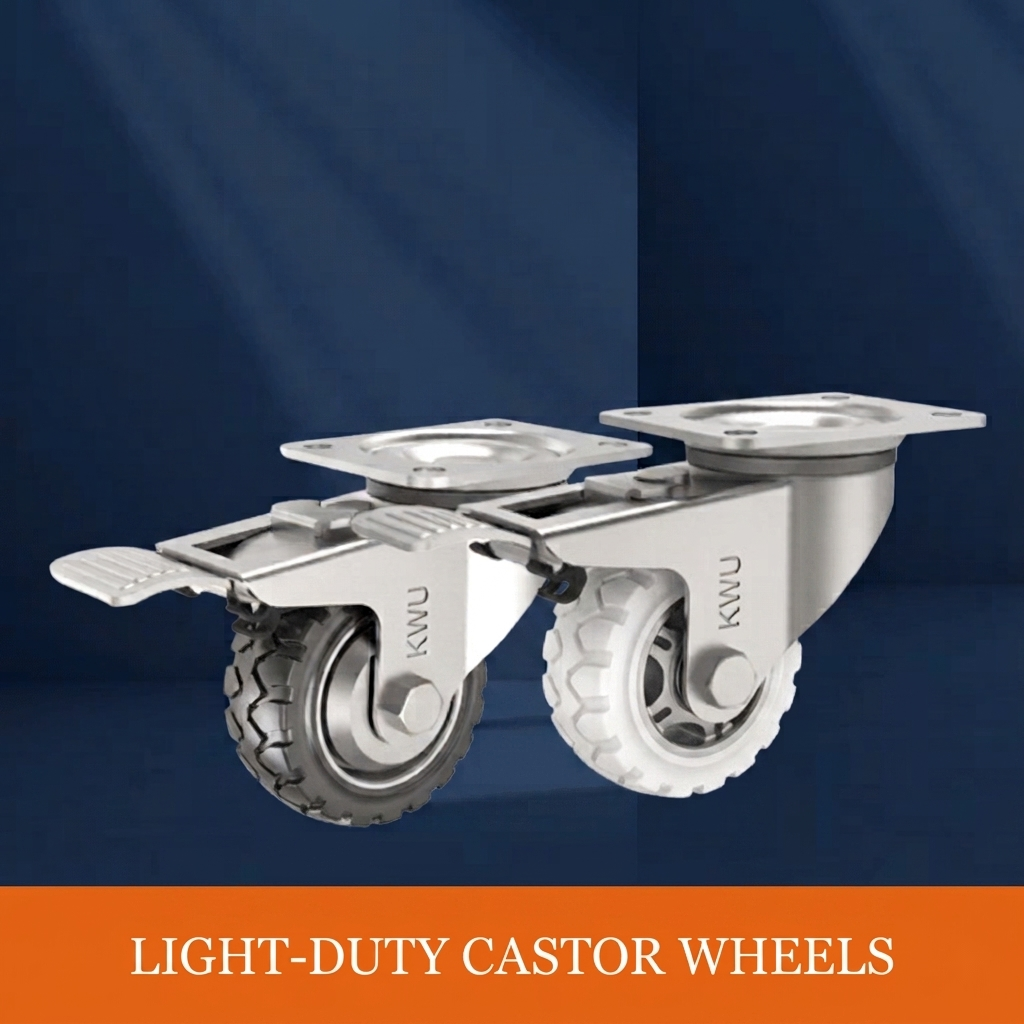 Light-duty castor wheels